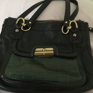 Coach leather handbag